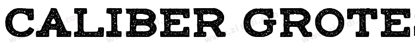 Caliber Grotesk Bol字体转换